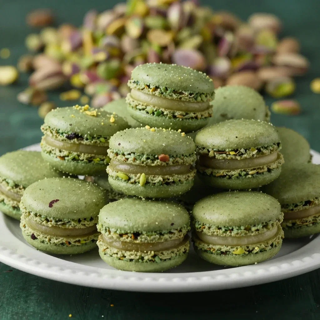 pistachio macaron