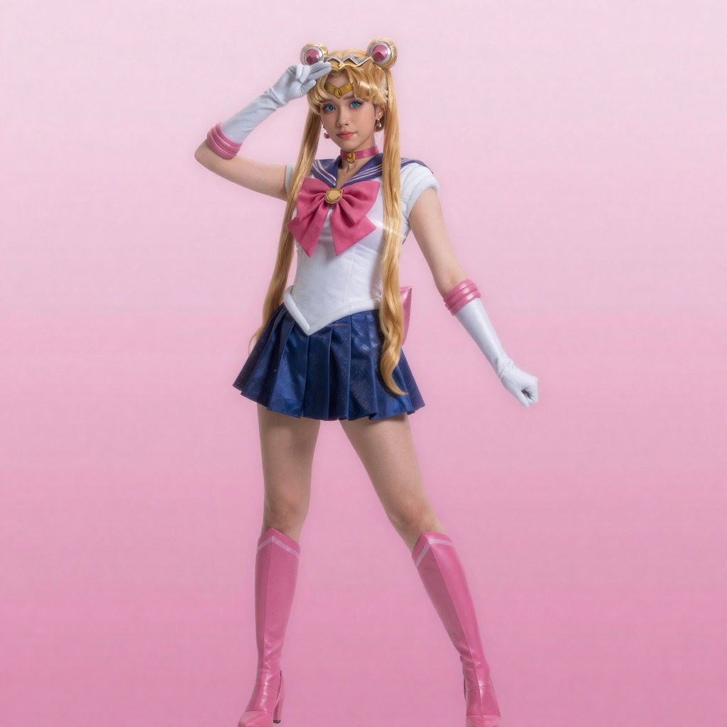 stunning japanese cosplayer as sailor moon