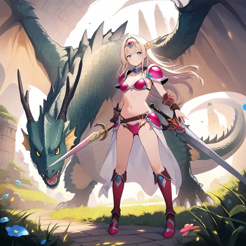 剣と魔法の女子