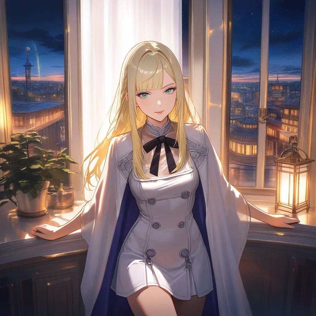 gigi andalusia anime oil painting night view