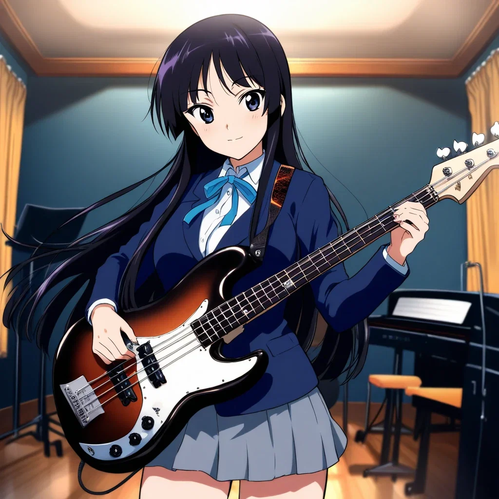 cute beautiful girl keion akiyama mio