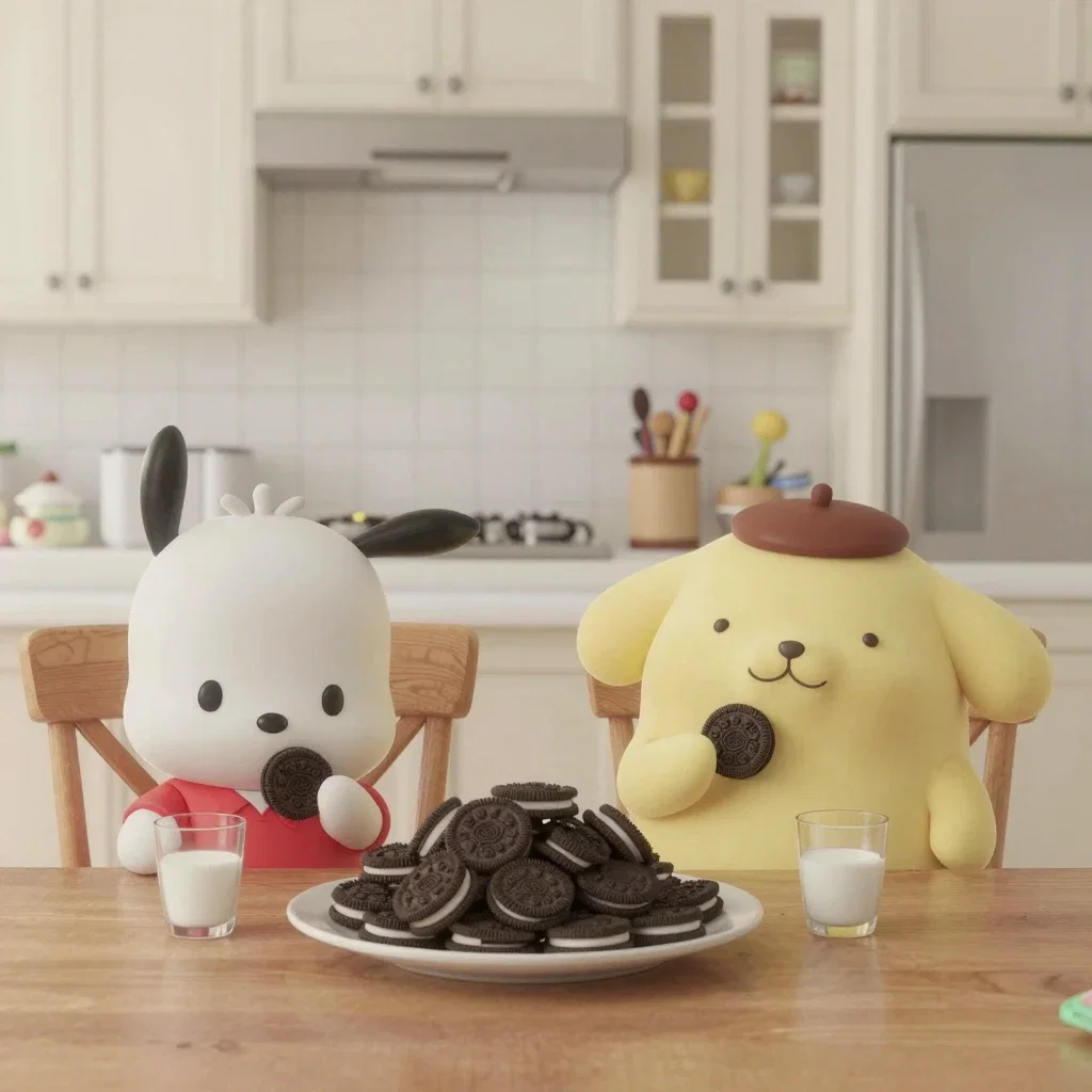 pochacco pompompurin oreo cookies kitchen joy