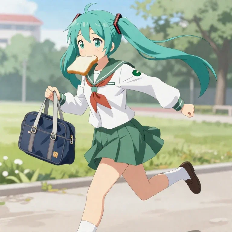 女子高生初音ミク