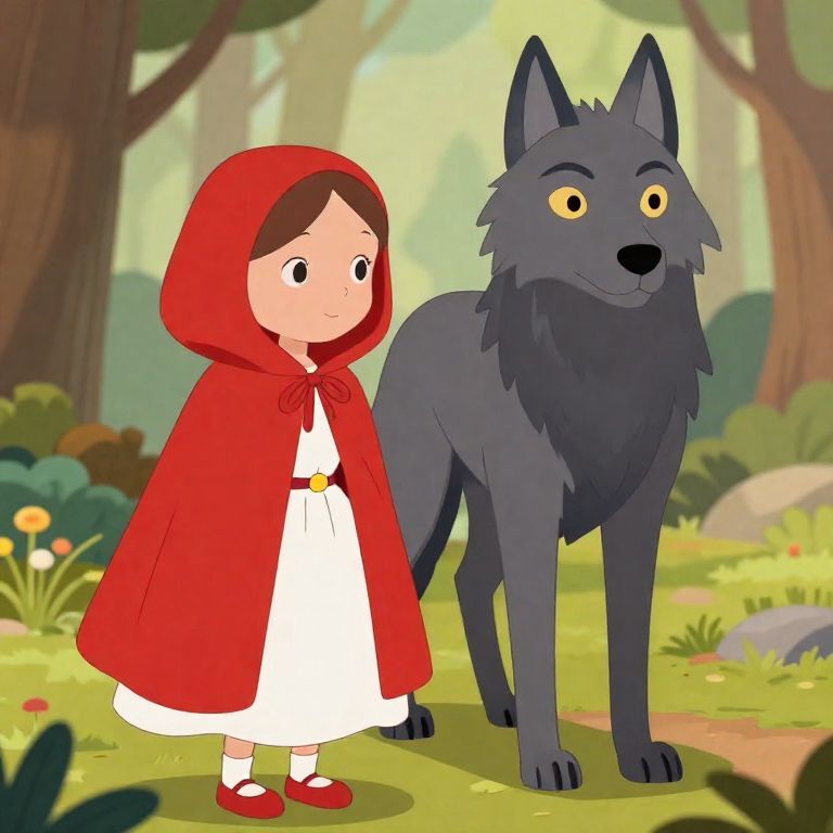 little red riding hood and the wolf