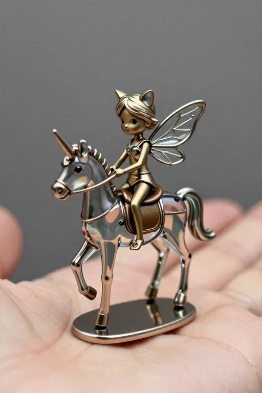 metal glass fairy cat ears unicorn