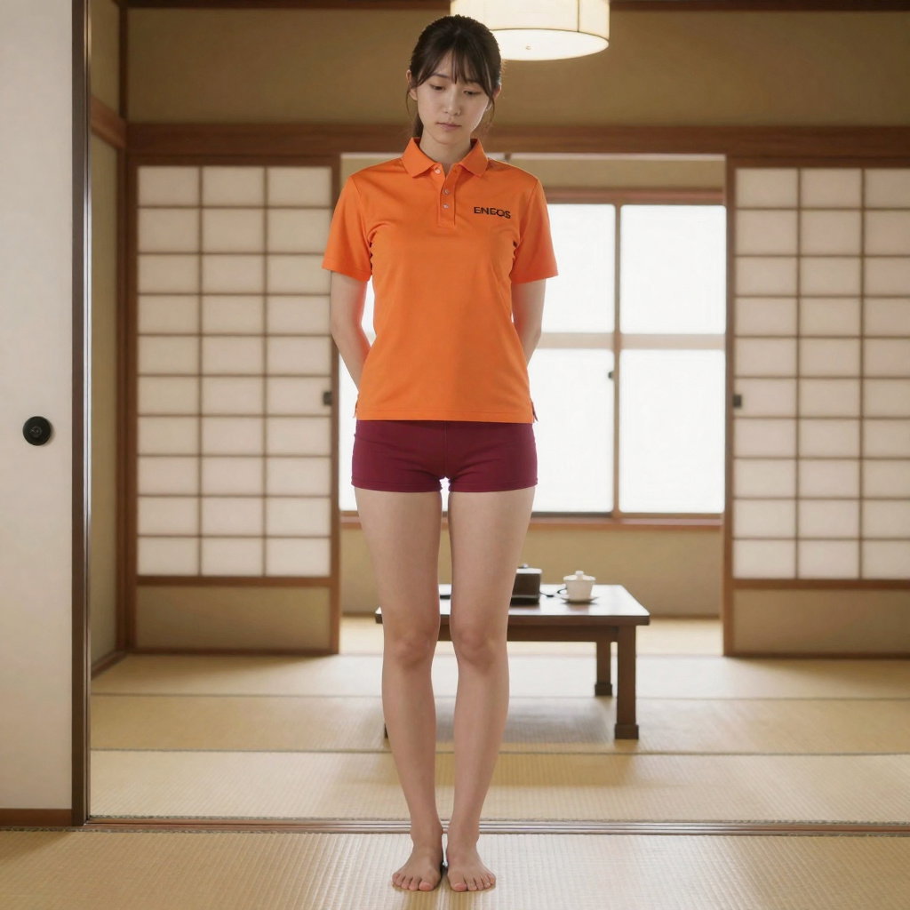 eneos station attendant tatami room surreal