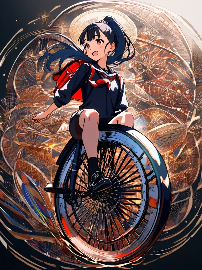 japanese schoolgirl unicycle swimsuit randoseru
