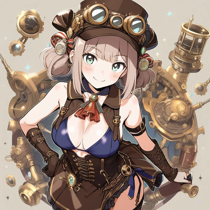 スチームパンク女子