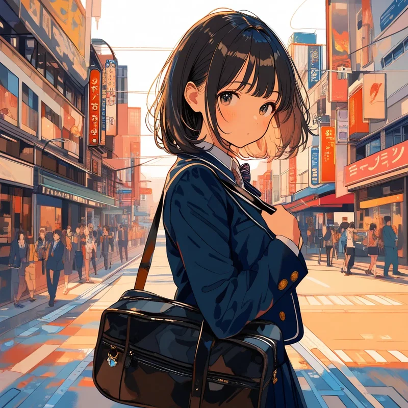 制服少女