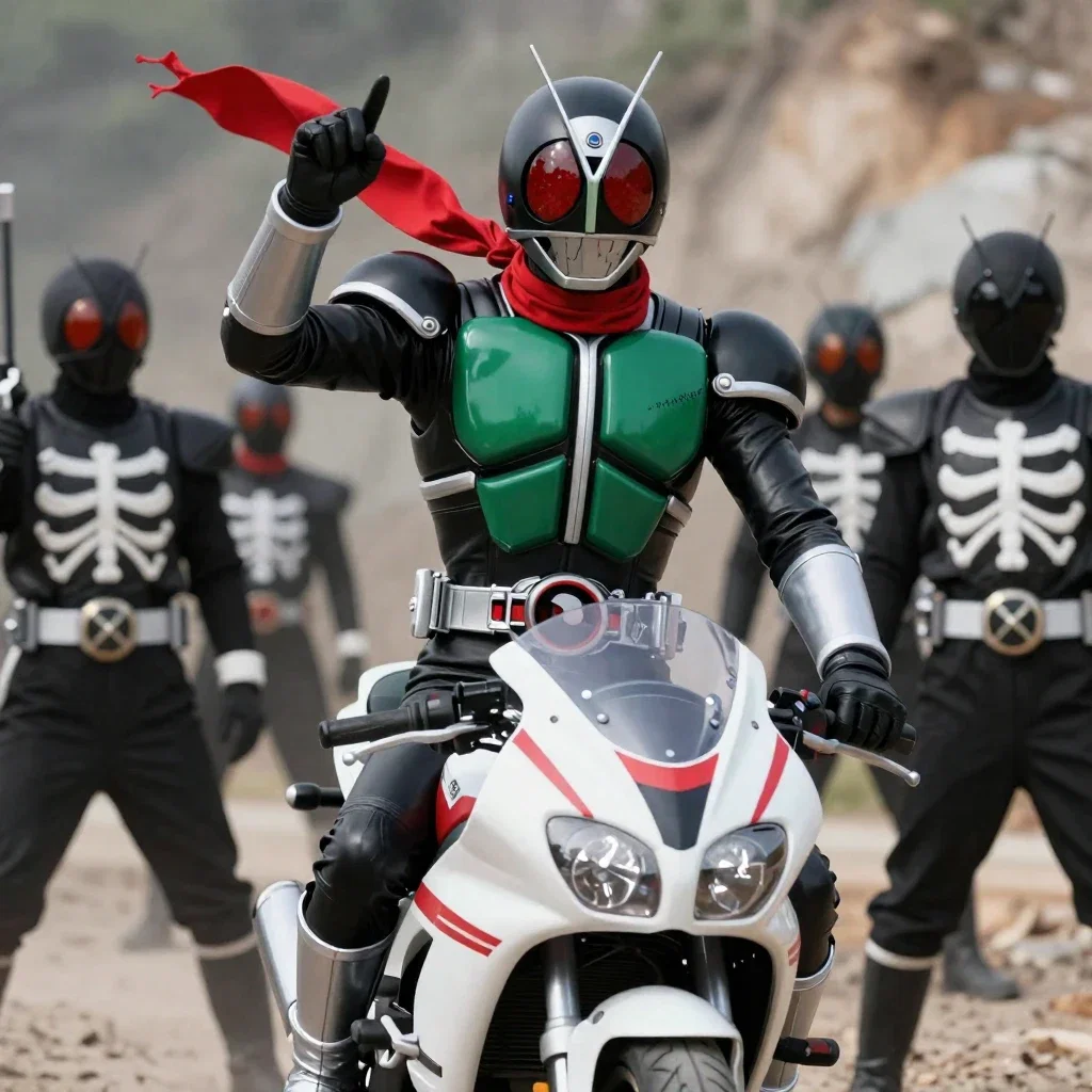 kamen rider black costume motorcycle mining site