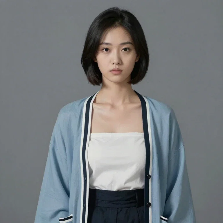 asian medieval woman calm serious expression