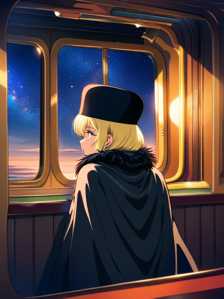 maeterlinck galaxy express 999 space train passenger