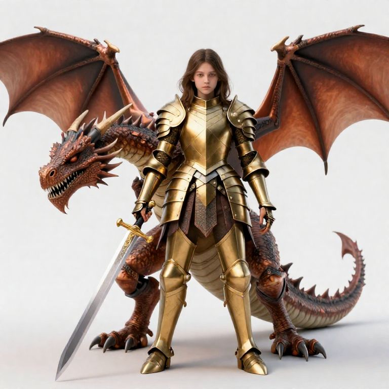 teenage girl controlled by dragon