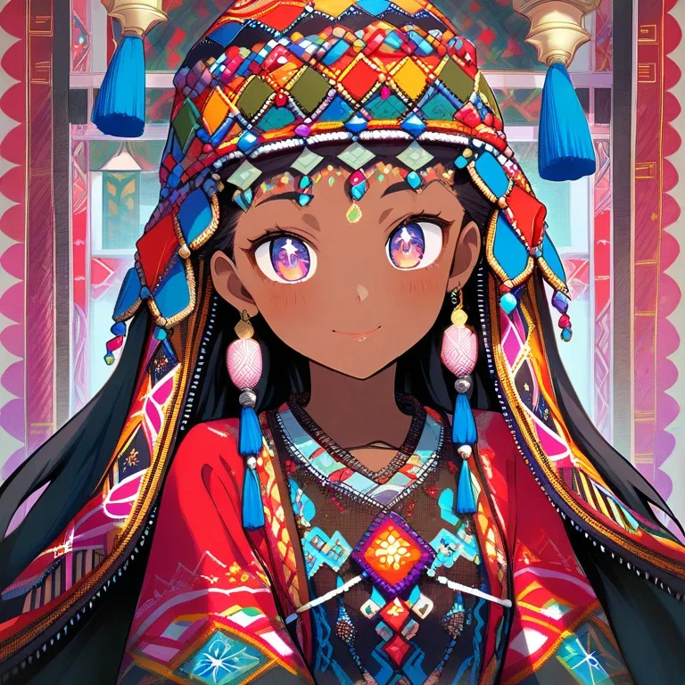 民族衣装少女