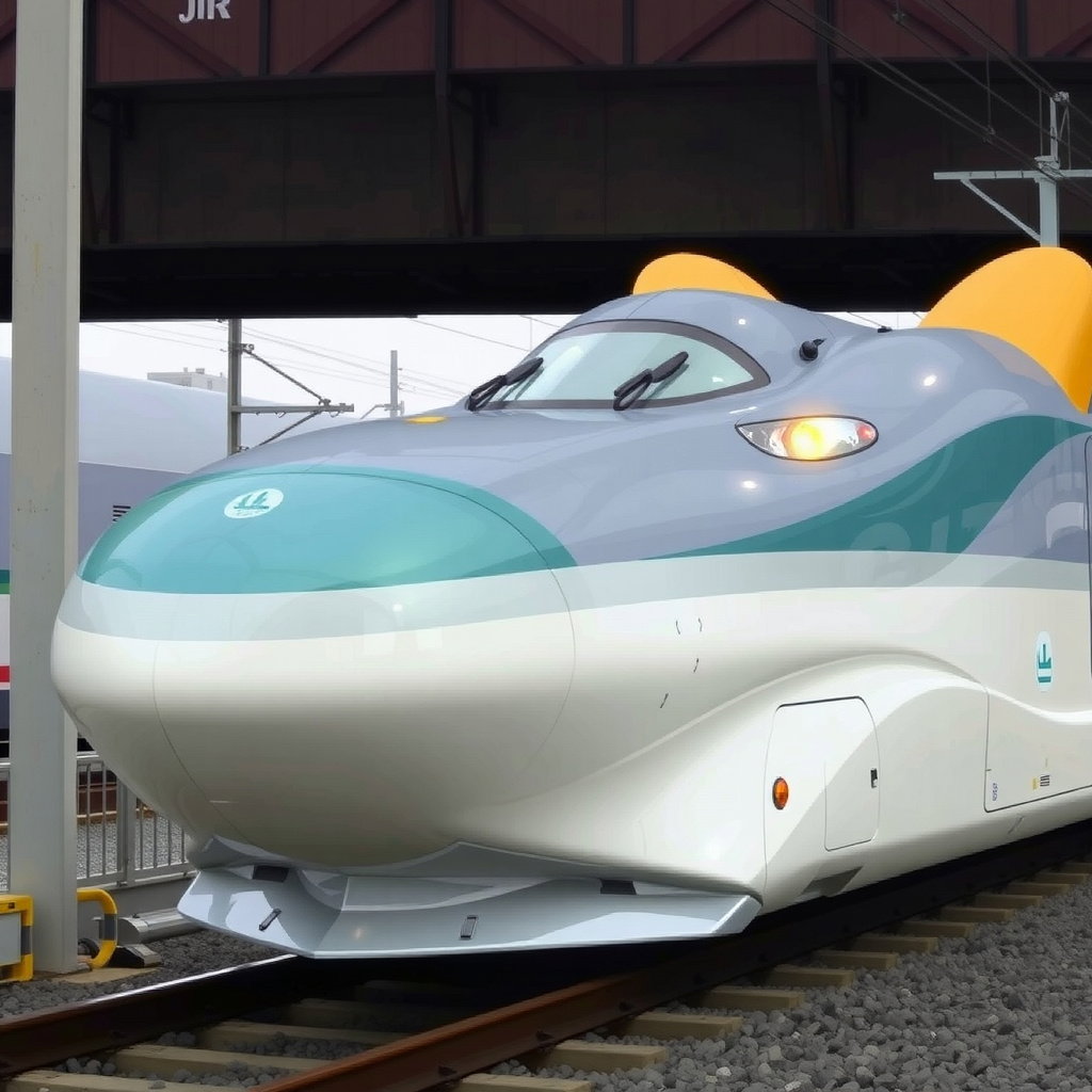 fastech 360 z shinkansen illustration detailed reflections