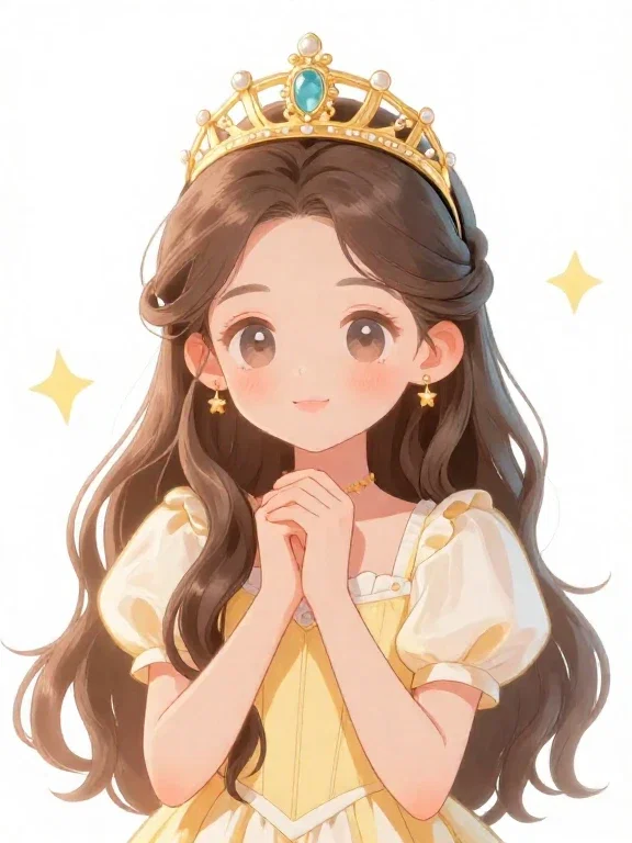 cute beautiful maiden princess