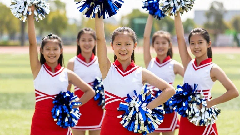 clear beauties schoolgirls cheerleaders