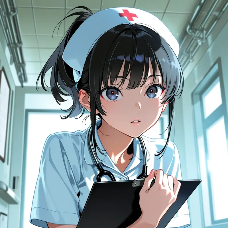 お仕事中のナース２
