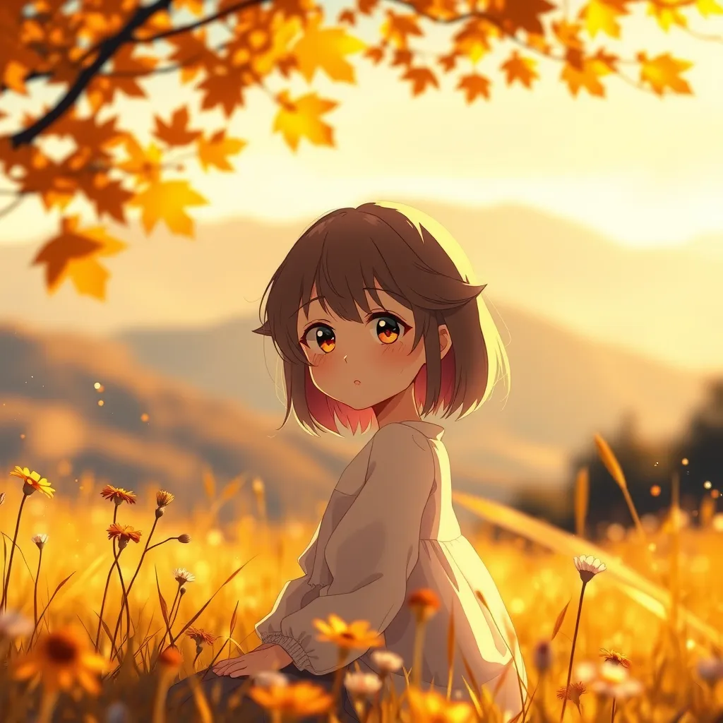 秋の原っぱ