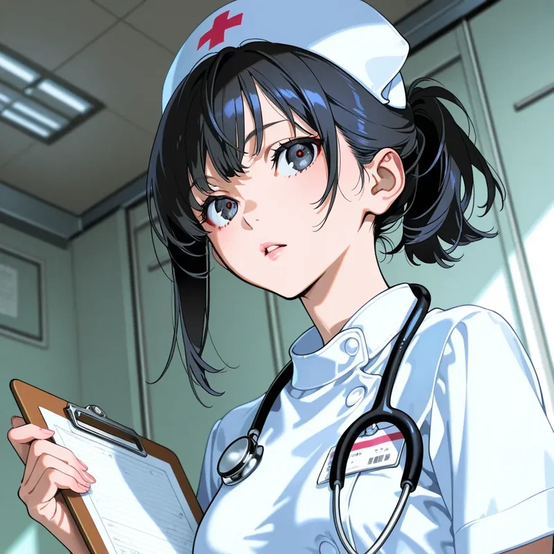 お仕事中のナース