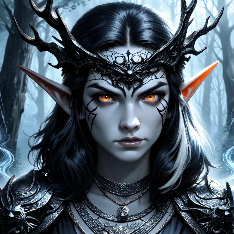 Thylenia : Magicienne Elfe Noire