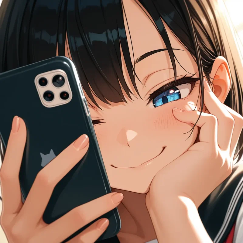 自撮り少女