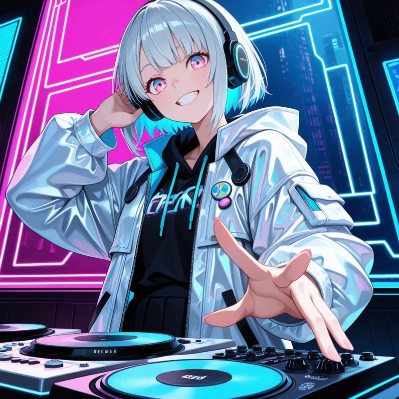 サイバーDJ少女