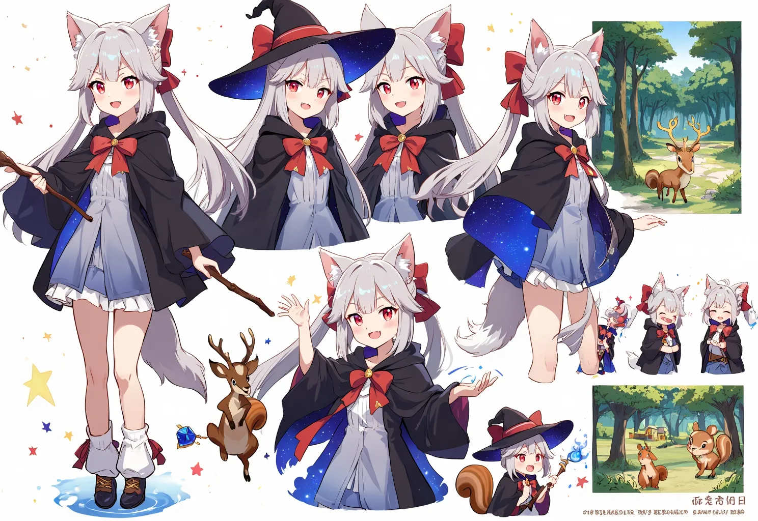オオカミ娘の魔法使い