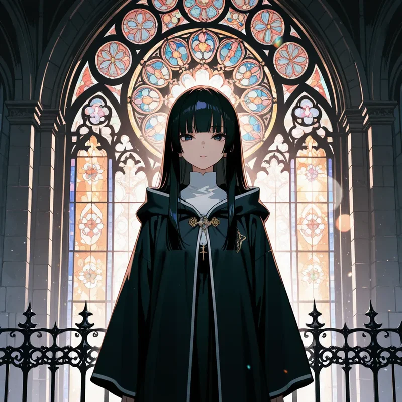 黒髪の修道女2