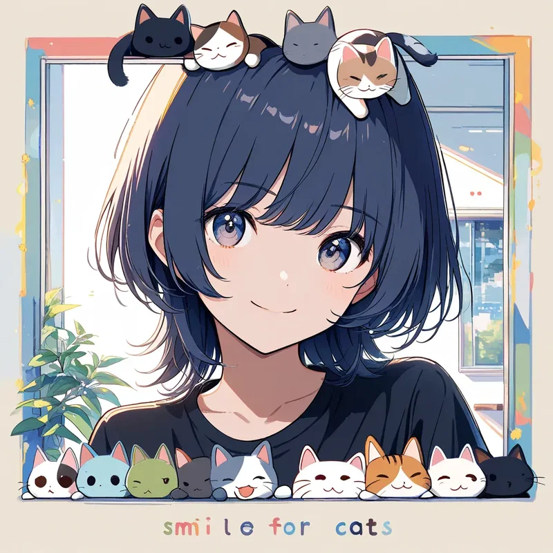 Smiles for cats' lives.