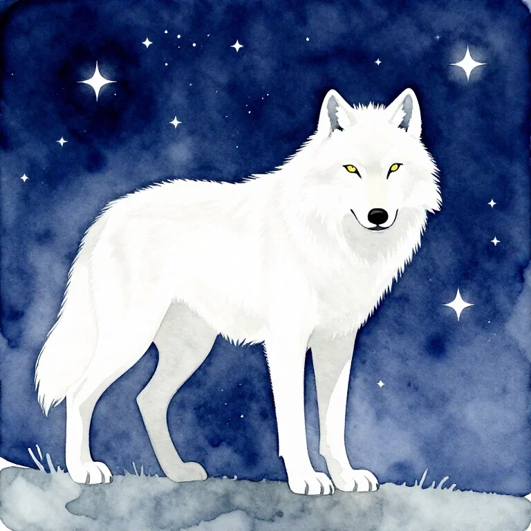 A Wolf in the night