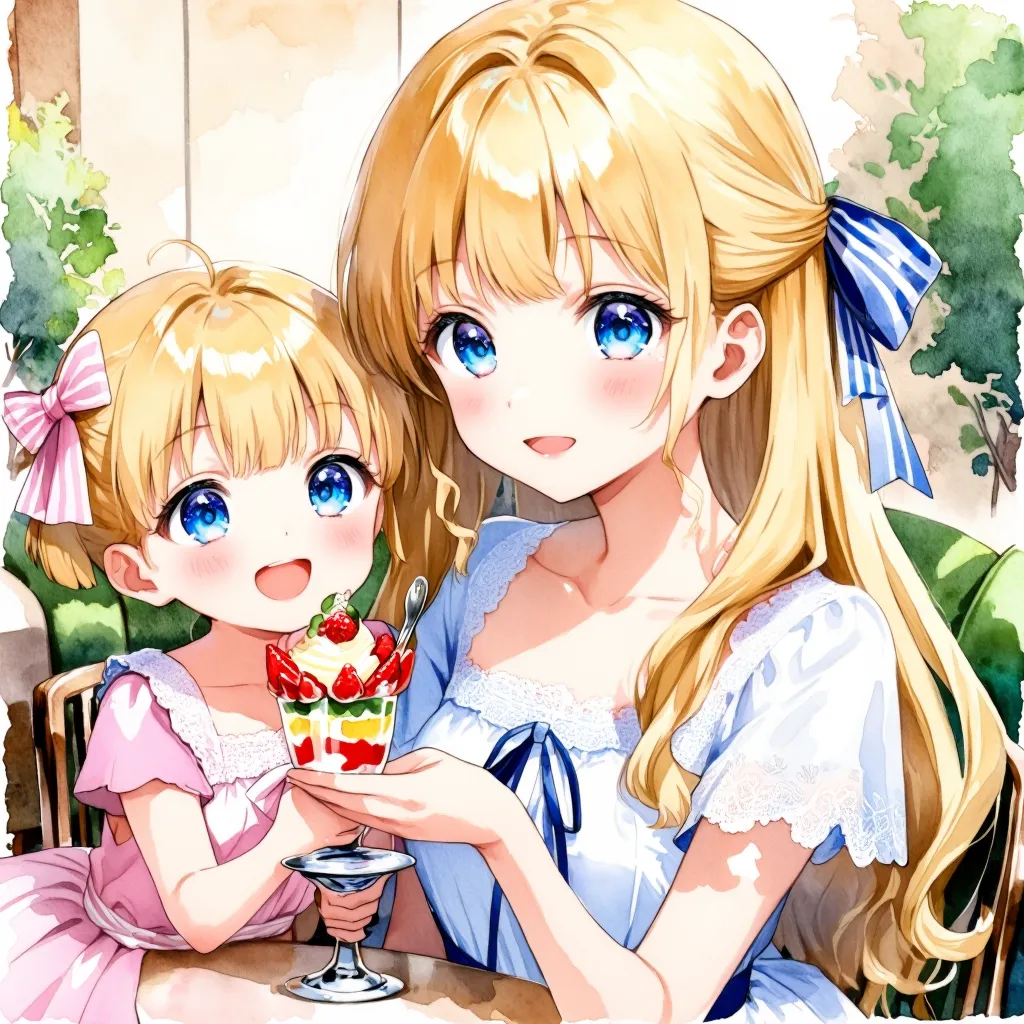 パフェ、おいしいね