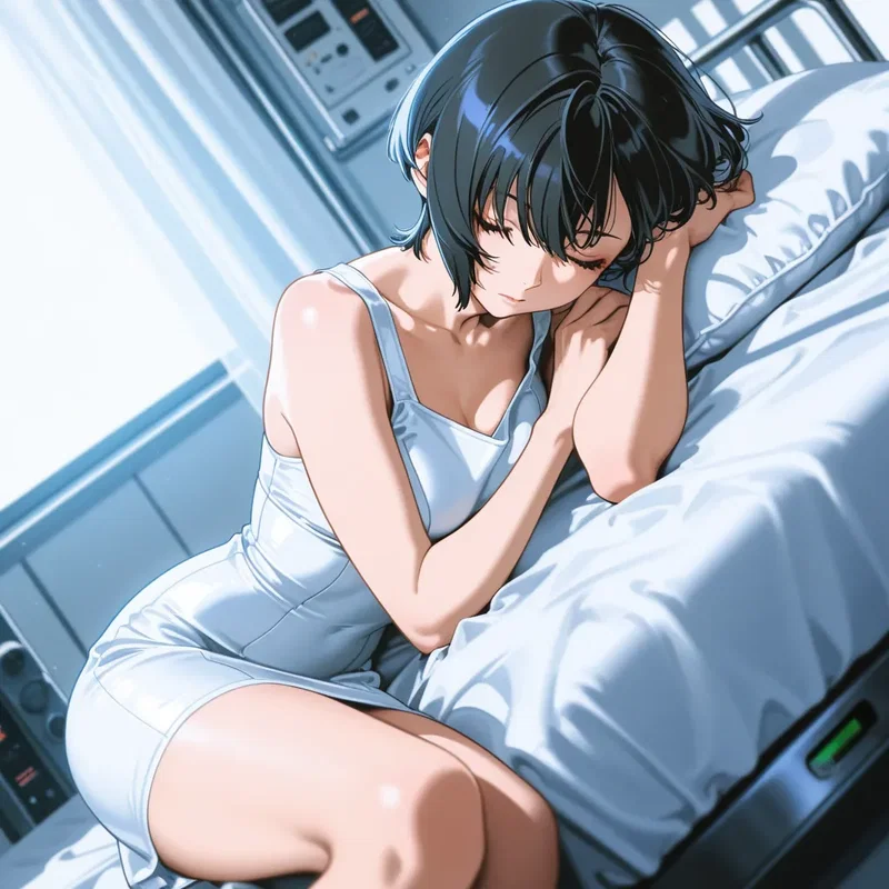 メンテナンスに来てそのまま眠ってしまったアンドロイドの女の子3