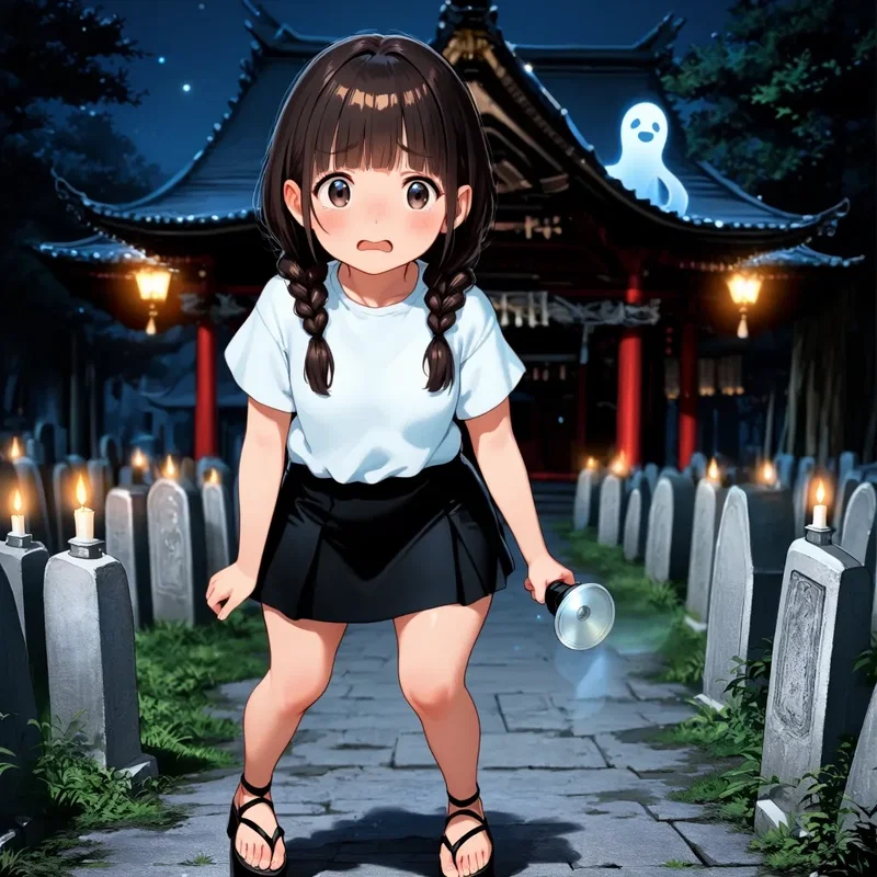ピンクちゃんの肝試し