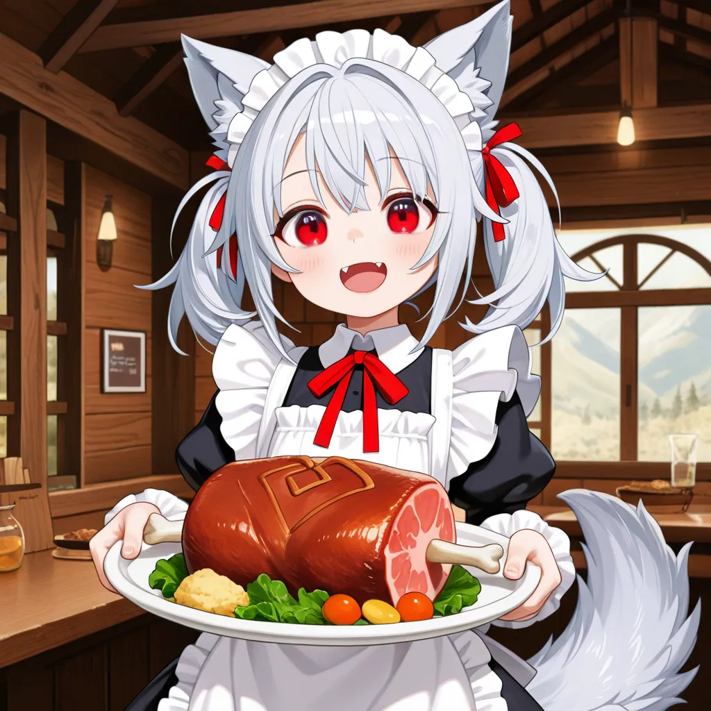 かわいいメイドのおもてなし