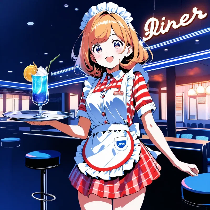 アメリカンダイナーガール