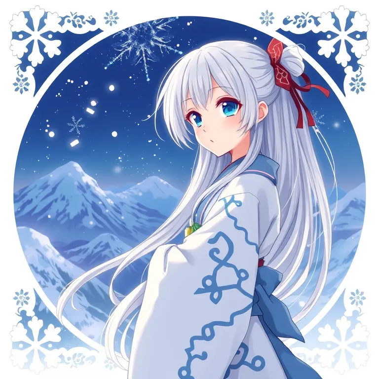 可愛い雪女