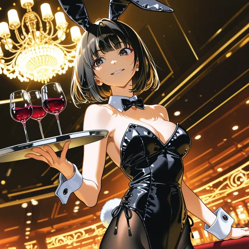 カジノで働くバニーガールの女の子4
