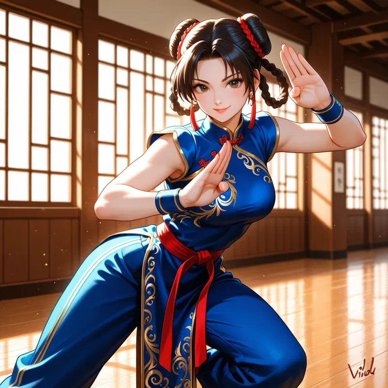 格闘ゲーム少女・パイ・チェン