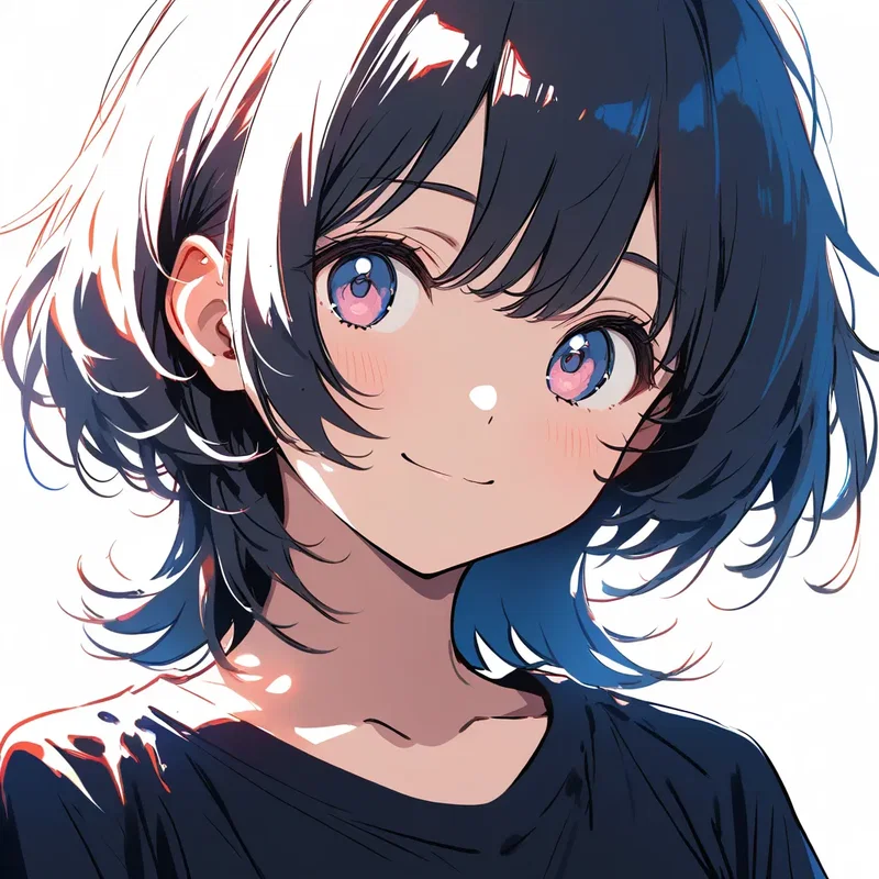 ショートボブの女の子3