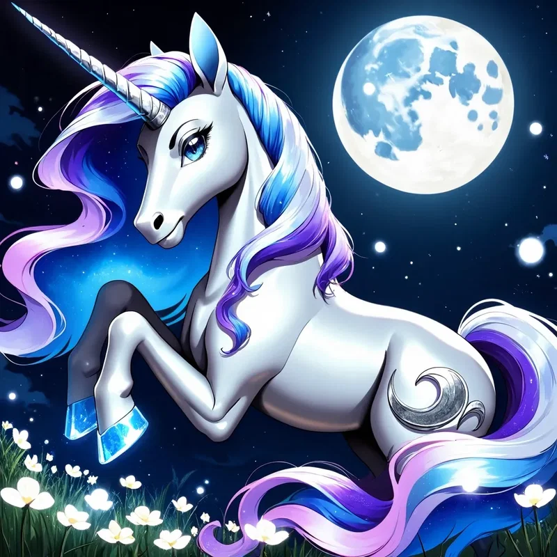 Lunacorne : Licorne Lunaire