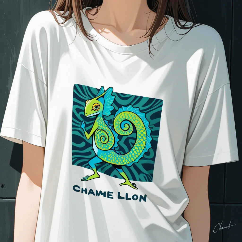 「カメレオンTシャツ」