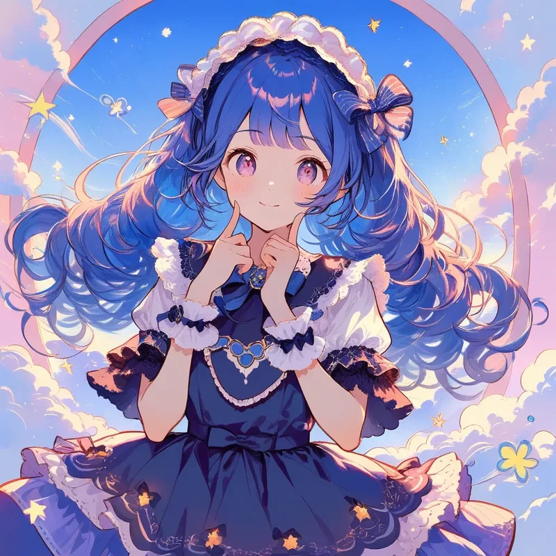 ポップなファンタジー少女