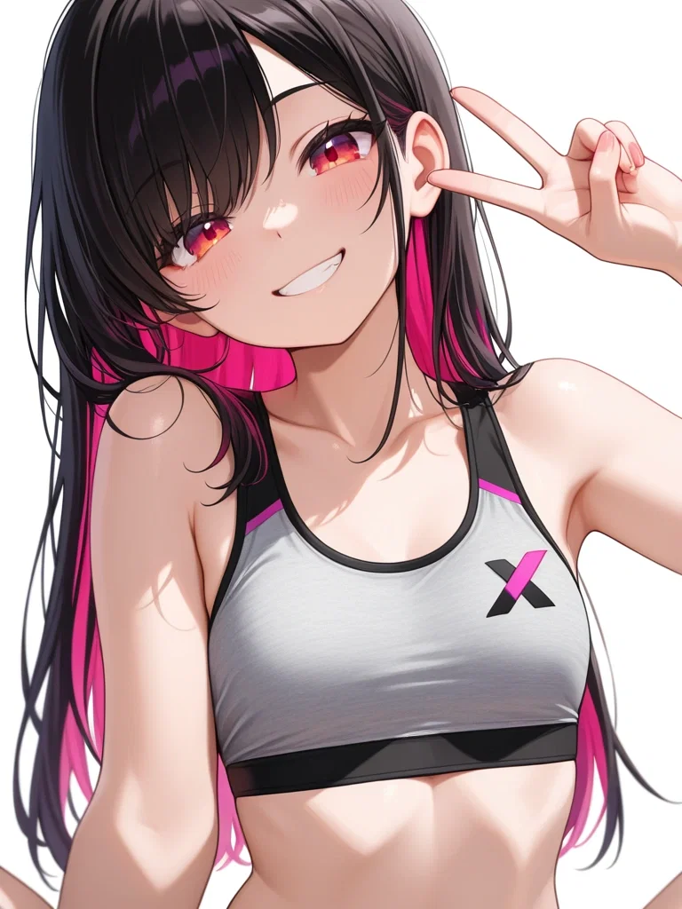「ピースサインスマイル」