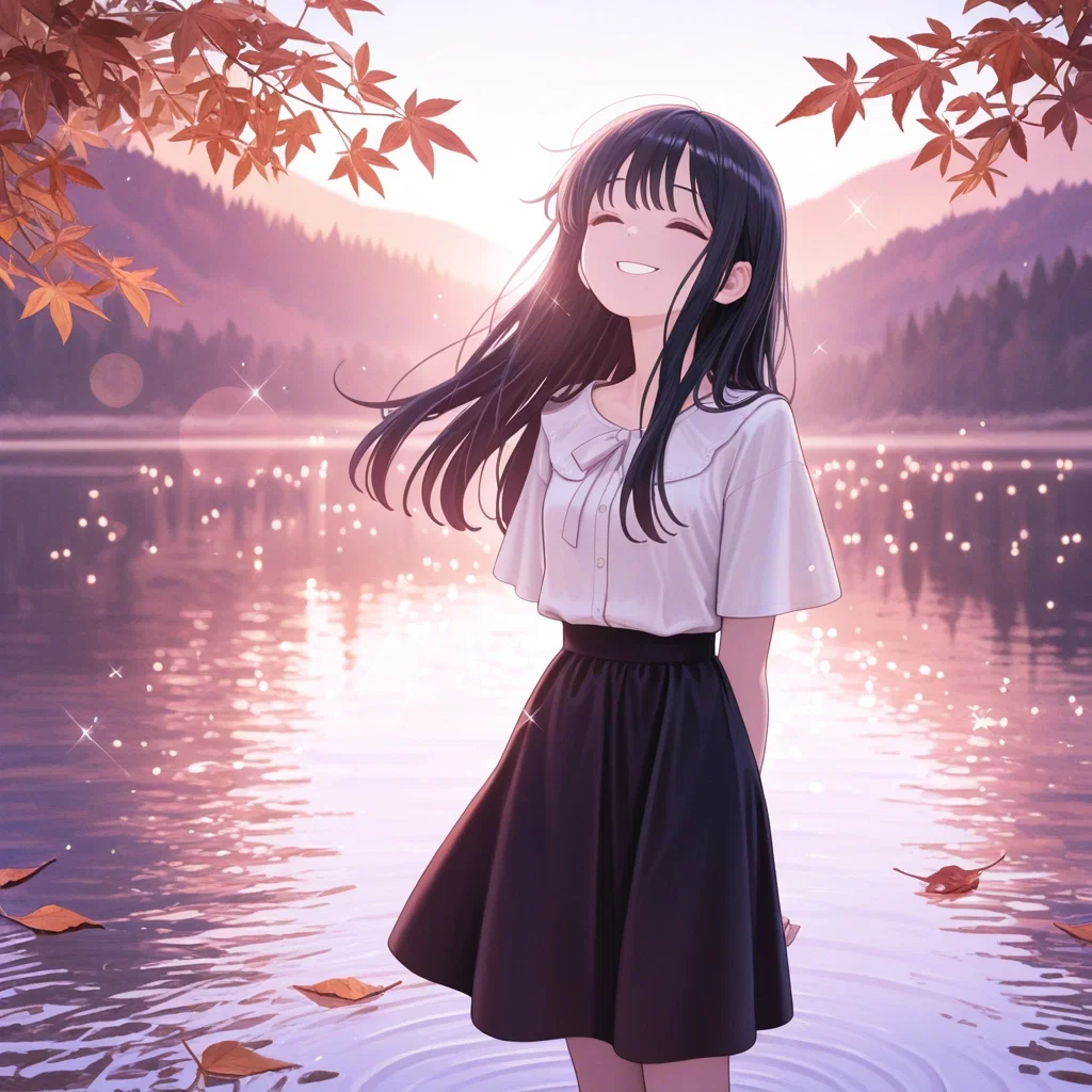 涼しさの湖