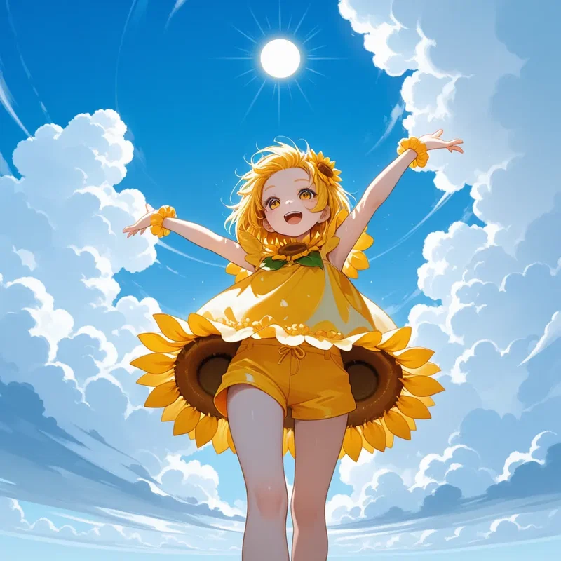 大きく育て向日葵娘