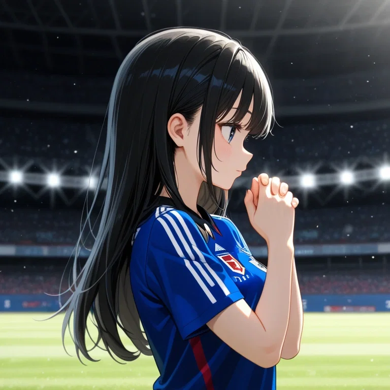 祈る女の子