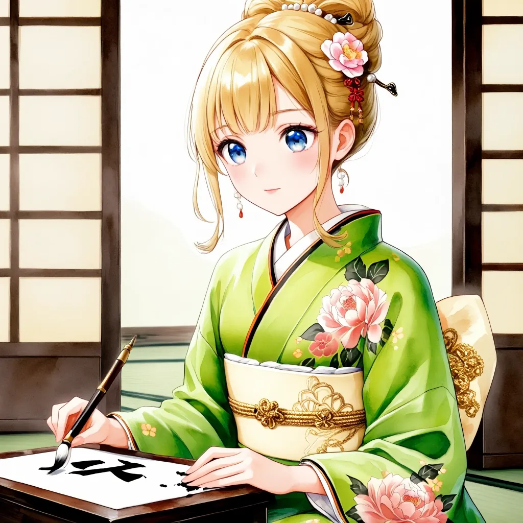 書道に挑戦3