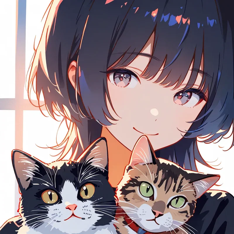 猫と女の子2