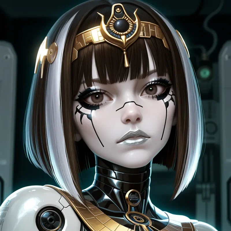 Jeune Femme Cybernétique
